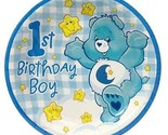 Care Bears 1st Birthday Boys Dessert Cake Plates Birthday Party Supplies... - $3.95