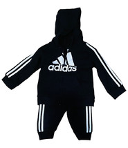 Baby Boys&#39; Adidas Essential Sweatshirt &amp; Pant Set Tracksuit Size 12 Mont... - $26.09