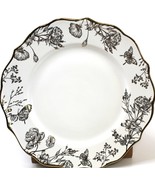222 Fifth Dinner Plate Cassian Toile Gold White Porcelain 10 5/8&quot; Set of... - $1,226.97 MXN