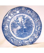 Liberty Blue Staffordshire Dinner Plate Blue & White Floral Rim Scenes i... - €21,30 EUR Liberty Blue Staffordshire Dinner Plate Blue & White Floral Rim Scenes i... - €21,30 EUR