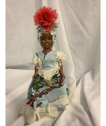 Vintage Souvenir of Jamaica Doll Blinky Eyes 9&quot; - £6.93 GBP