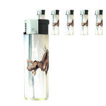 Ohio Pin Up Girls D8 Lighters Set of 5 Electronic Refillable Butane  - $15.79