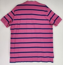 Polo By Ralph Lauren Shirt XL Pink Blue Striped Preppy Classic Golf Casu... - £22.12 GBP