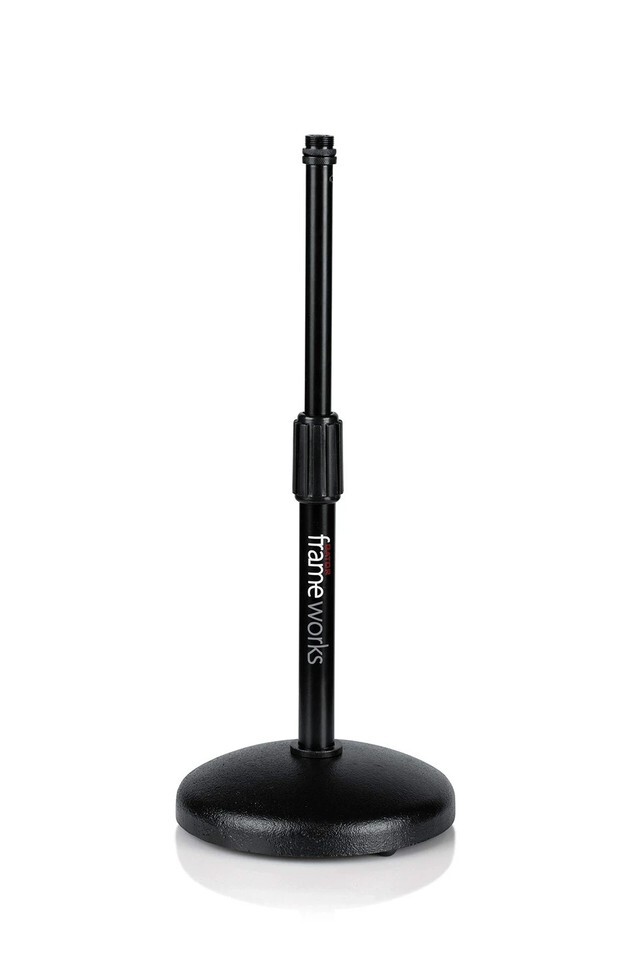 Gator Frameworks Desktop Microphone Stand - Round Weighted Base & Adjustable Item image 3
