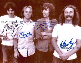 DAVID CROSBY STEPHEN STILLS GRAHAM NASH AND NEIL YOUNG SIGNED 8x10 RP PH... - $19.99
