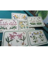 Portmeirion 6 Place Mats Botannical 9 X 11&quot; Cork Base By Susan Williams ... - €83,64 EUR