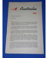 Australia Vintage Pamphlet Booklet Brochure June 1955 Wheat - $20.74 CAD
