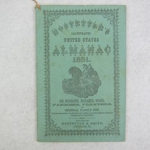 Hostetter&#39;s Almanac Quack Medicine Medical Advertising Antique 1881 RARE - £19.65 GBP