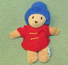8&quot; Paddington Bear B EAN Bag Plush Kids Gifts Stuffed Animal Red Coat Blue Hat Toy - £7.17 GBP
