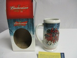 2007 Christmas Budweiser Beer Holiday Stein - £19.94 GBP