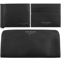 Ted Baker Men&#39;s Jeren Wallet Gift Set Black - £41.57 GBP