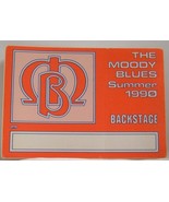 THE MOODY BLUES - VINTAGE ORIGINAL CLOTH CONCERT TOUR BACKSTAGE PASS - €8,55 EUR