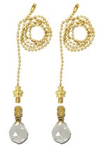 Royal Designs Celling Fan Pull Chain Beaded Ball Extension Chains with Decorativ - £17.54 GBP+