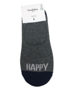 Goodfellow Men’s Liner Socks 2 Pair Shoe Size 7-12 Happy and Dots Blue Gray - €4,06 EUR