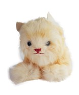Vintage 60s 70s Persian Cat Kitten Rabbit Fur Plush Stuffed Animal Toy T... - $562.54 MXN