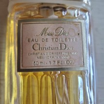 Miss Dior Christian Dior Vintage 1980s Original Formula Eau De Toilette ... - $93.49