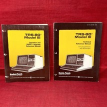 2 Radio Shack TRS-80 Model III Technical &amp; BASIC Reference Manual Books - $29.58