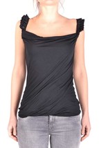 Dsquared  Women Top - L Black Designer Blouse Elegant Chic Fashion Versatile - $451.51 CAD