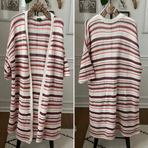 Torrid Open Front Duster Cardigan Cotton Sweater 6 6X - $455.32 MXN
