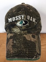 Mossy Oak Camo Camouflage Hunting Fishing Real Tree Cotton Blend Adjustable Hat - £21.10 GBP