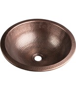 16-Inch Monarch Abode 17094 Pure Copper Hand Hammered Rotunda Dual Mount... - £132.09 GBP
