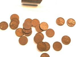 1927 D Lincoln Wheat Cent Roll 50 Coins Good To Very Fine Condition - £24.04 GBP