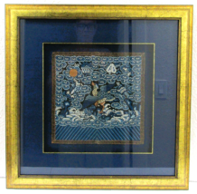 Qing Dynasty K&#39;o-Ssu &quot;Cut Silk&quot; Military Rank Badge with Crane Gallery F... - $67,827.19 MXN