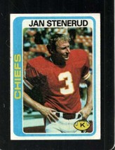 1978 Topps #238 Jan Stenerud Vg+ Chiefs Hof *X44497 - £1.15 GBP
