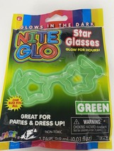 Nite Glo Star Glasses Green - $139.09 MXN