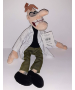 Disney Store Phineas and Ferb Dr Doofenshmirtz Plush 11" EEEVIL w/Tag - £27.13 GBP