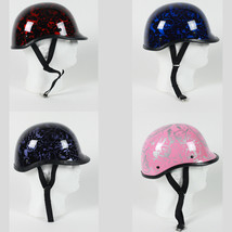 Rodia Red Blue Pink Skull NOVELTY Polo Jockey Motorcycle Helmet XS - 2XL - £55.11 GBP+