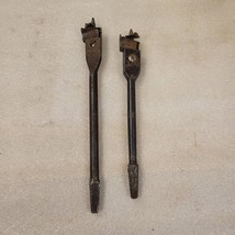 Two ~ Vintage Expansive Adjustable Auger Bits For Bit Brace ( Square end ) - $19.59