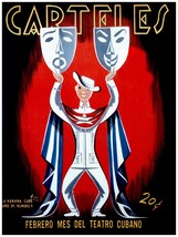 Art Quality Decoration Poster.Room art.Cuban drama &amp; theater mask.6735 - $16.20+
