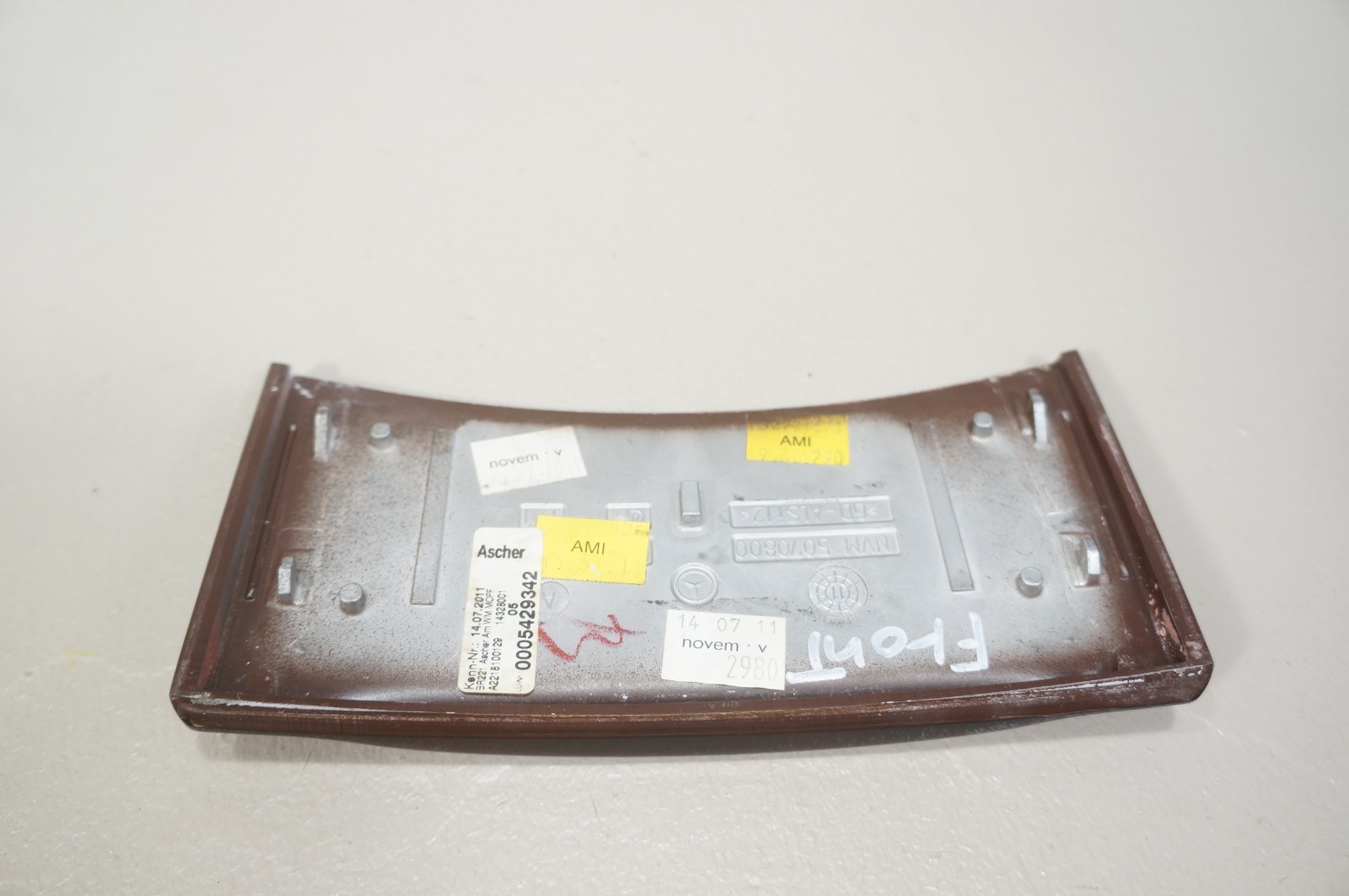 10-2013 mercedes w221 s550 s400 s63 center console ash tray ashtray lid trim oem Item image 3