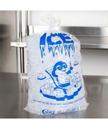 1000 10 lb. 1.5 Mil Wicketed Clear Plastic Ice Bag with Ice Print and Tw... - $1,300.47 MXN