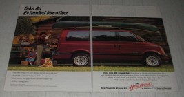1991 Chevrolet Astro Ad - Take an extended vacation - £14.50 GBP