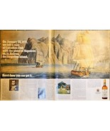 CANADIAN CLUB WHISKY-Ghost of Napoleon-Ships-2 Ads-1971 Vintage Print Ad - €12,08 EUR