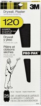25 Sanding sheets 120 GRIT Sandpaper 4 3/16&quot; x 11 1/4&quot; Drywall Plaster 3... - $569.05 MXN