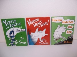 Set of 3 Dr. Seuss Books: &quot;Yertle The Turtle&quot;, &quot;Horton Hears A Who&quot; and &quot; Horton - £37.24 GBP