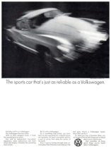 1969 VW Karmann Ghia Sports Car That&#39;s Reliable as a Volkswagen Vintage Print Ad - £8.48 GBP