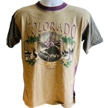  Vintage Colorado Graphic Tee Wilderness Adventure Ouray Hiking 90s M - $20.89