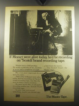 1974 3M Scotch Recording Tape Ad - If Mozart were alive today - £14.77 GBP