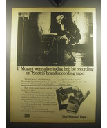 1974 3M Scotch Recording Tape Ad - If Mozart were alive today - £14.55 GBP