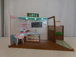 LORI Dolls Cafe &amp; Terrace For 6” Dolls for Battat Our Generation + Accessories - £28.50 GBP