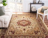 SAFAVIEH Lyndhurst Collection Area Rug - 9&#39; x 12&#39;, Ivory &amp; Red, Traditio... - £291.06 GBP
