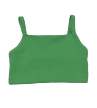 Offline by Aerie Bralette Size Small Green Ribbed Adjustable Straps Crop Top - £13.58 GBP