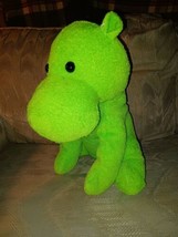 Cedar Point Hippo Plush 12&quot; Green Hippopotamus Stuffed Animal Toy Ages 3+... - £12.65 GBP
