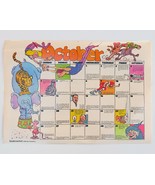 October 1980 Double-Sided Classroom Calendar &amp; Bat Poster Instructor Mag... - £15.45 GBP