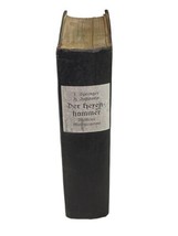 1923 Antique Book - Hammer of Witches Der Hexenhammer Malleus Maleficarum Occult - £589.19 GBP