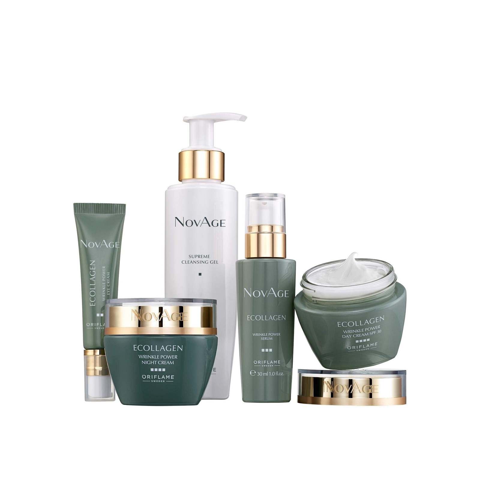 Oriflame NovAge Ecollagen Wrinkle Power Anti-Aging Skin Care Set
